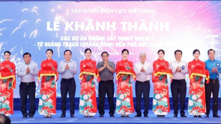 Khánh thành Dự án đường dây 500 kV mạch 3 Quảng Trạch - Phố Nối