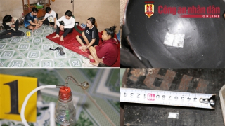 Bắt quả tang 6 đối tượng ở Sóc Trăng đang “phê đá” tại nhà