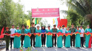 Cụm thi đua số 12 chung tay xây dựng cầu nông thôn giúp đồng bào Khmer