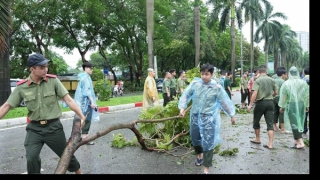 Gần 500 cán bộ, học viên Học viện ANND tham gia khắc phục hậu quả bão số 3