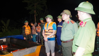 Công an tỉnh Thái Nguyên tập trung cứu hộ dân trong đêm