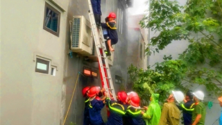 Kịp thời cứu 7 người thoát nạn khỏi đám cháy
