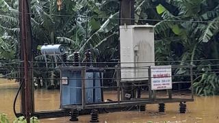 Trạm biến áp 110KV Thường Tín ngập sâu, khu vực nào bị ảnh hưởng điện lưới?