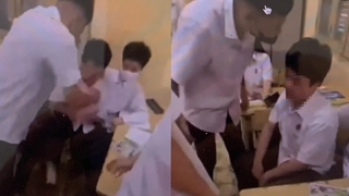 Vụ nam sinh đánh bạn trong lớp học: Tạm đình chỉ học 2 học sinh