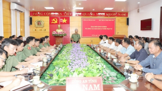 Công an Hà Nam trao đổi kinh nghiệm với cán bộ Bộ Công an nước Cộng hòa Dân chủ Nhân dân Lào