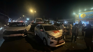 8 ô tô va chạm liên hoàn, giao thông trên Quốc lộ 51 tê liệt