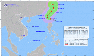 Siêu bão Krathon khả năng vào Biển Đông trong 24 giờ tới