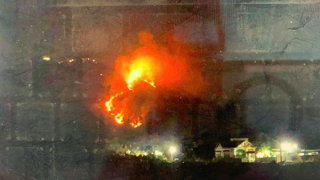 Sau một đêm, vụ cháy rừng ở khu vực đền Cao được khống chế