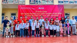 MSB khởi công xây dựng điểm trường mới cho học sinh huyện Tương Dương, Nghệ An