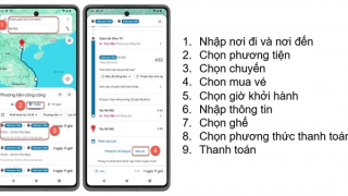 Đường sắt bán vé tàu qua bản đồ trực tuyến
