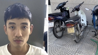 Mang vam phá khoá, lẻn xuống hầm chung cư cuỗm hàng loạt xe máy