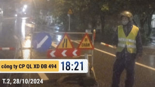 Còn 13 vị trí ngập sâu trên các tuyến quốc lộ sau bão