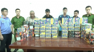 Công an Nghệ An triệt xóa đường dây buôn bán gần 2,5 tạ pháo lậu