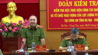 Kiểm tra hoạt động của lực lượng PCCC chuyên ngành tỉnh Bà Rịa-Vũng Tàu