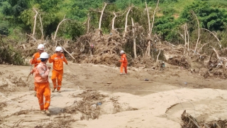 Điện lực Lào Cai nỗ lực khắc phục hệ thống lưới điện sau bão số 3