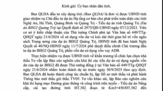 Quảng Trị liên tục phát hiện gian lận trong đấu thầu dự án đầu tư công