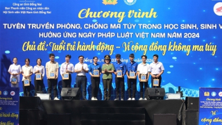 Ban Thanh niên CAND phối hợp tuyên truyền phòng chống ma túy trong học sinh, sinh viên