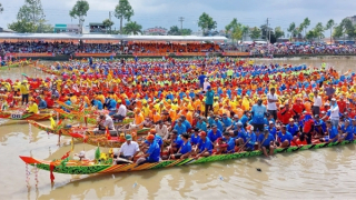 Công an tỉnh Sóc Trăng bảo đảm an toàn lễ hội Oóc Om Bóc - Đua nghe Ngo năm 2024