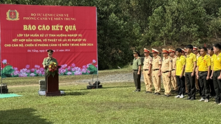 Xây dựng lực lượng Cảnh vệ trong sạch, vững mạnh, chính quy, tinh nhuệ, hiện đại