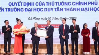 Công bố quyết định của Thủ tướng chuyển Trường ĐH Duy Tân thành ĐH Duy Tân