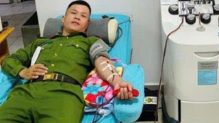 Đại uý công an vượt 60km hiến tiểu cầu cứu sống hai trẻ sơ sinh