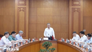 Tổng Bí thư Tô Lâm làm việc với Tiểu ban Văn kiện và Tiểu ban Điều lệ Đảng