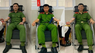 Người dân viết thư cảm ơn CBCS Công an Quảng Bình đã kịp thời hiến máu cứu người