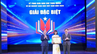 Trao Giải báo chí toàn quốc "Vì sự nghiệp giáo dục Việt Nam" năm 2024