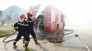 Tuyên Quang: Diễn tập phương án chữa cháy và CNCH