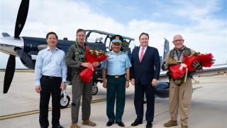 Spokeswoman provides information about US's handover of trainer aircraft to Vietnam