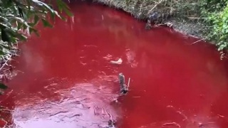 Nước suối chuyển màu đỏ bất thường, kiểm tra chưa phát hiện hành vi xả thải trái quy định