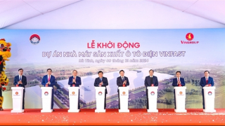 Khởi động dự án Nhà máy sản xuất ô tô điện Vinfast Hà Tĩnh