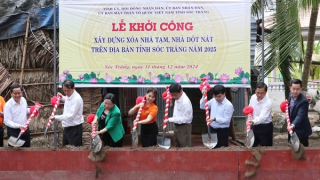 Sóc Trăng phấn đấu hoàn thành xóa nhà tạm, nhà dột nát trước 30/9/2025