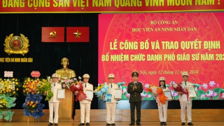 Học viện ANND trao quyết định bổ nhiệm chức danh Phó giáo sư năm 2024