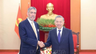 Tổng Bí thư Tô Lâm tiếp Tổng Bí thư Đảng Phong trào Cánh tả Thống nhất Dominicana