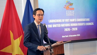 Việt Nam tái ứng cử Hội đồng Nhân quyền Liên hợp quốc nhiệm kỳ 2026-2028