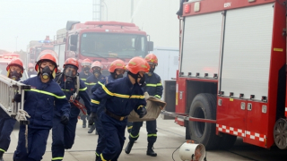 Gần 700 tham gia diễn tập chữa cháy và cứu nạn, cứu hộ