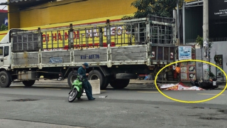 Tránh xe máy từ vỉa hè lao xuống, người đàn ông bị xe tải cán tử vong