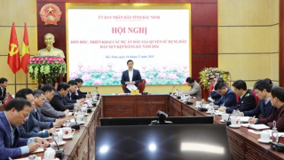 Tỉnh Bắc Ninh đôn đốc triển thực hiện 54 dự án, khu đất xen kẹt để đấu giá