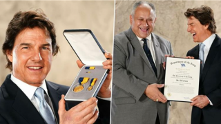 Tài tử Tom Cruise được vinh danh anh hùng quân đội ngoài đời thực