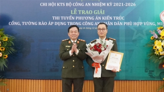 Trao giải Cuộc thi tuyển “Phương án kiến trúc cổng, tường rào áp dụng trong CAND phù hợp với vùng, miền”