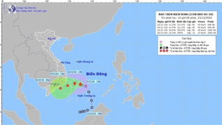 Bão số 10 hình thành trên Biển Đông, gây mưa to ở  Nam Trung Bộ, TP Hồ Chí Minh