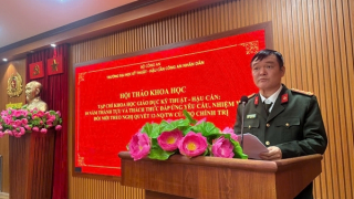 Xây dựng Tạp chí Khoa học Giáo dục Kỹ thuật- Hậu cần trở thành diễn đàn khoa học uy tín trong CAND