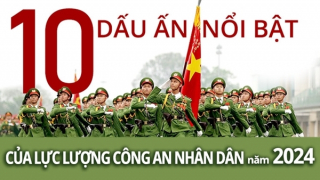 10 dấu ấn nổi bật của lực lượng Công an nhân dân năm 2024