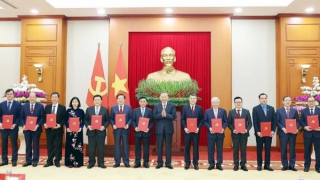 Politburo announces major restructuring of 13 Party organisations