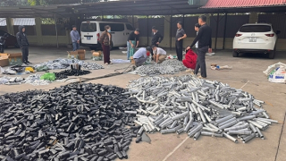 Công an tỉnh Bắc Giang thu giữ gần 4 tấn linh kiện súng