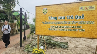 Đón Tết ở làng rau Trà Quế