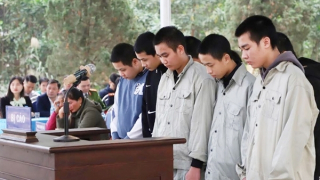 Xét xử lưu động 8 thanh niên “hổ báo” càn quét đường phố