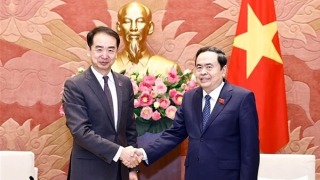 Chủ tịch Quốc hội Trần Thanh Mẫn tiếp các Đại sứ Trung Quốc, Cuba