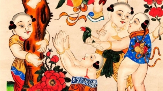 Vườn xuân, gái xoan đang xuân